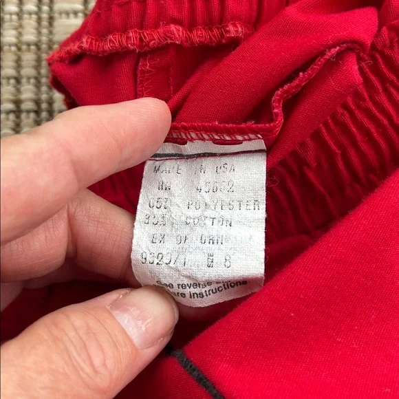 Girls Poodle Skirt Gingham Checked Shirt Set, Size 8, Vintage, Made in USA - Picture 7 of 10